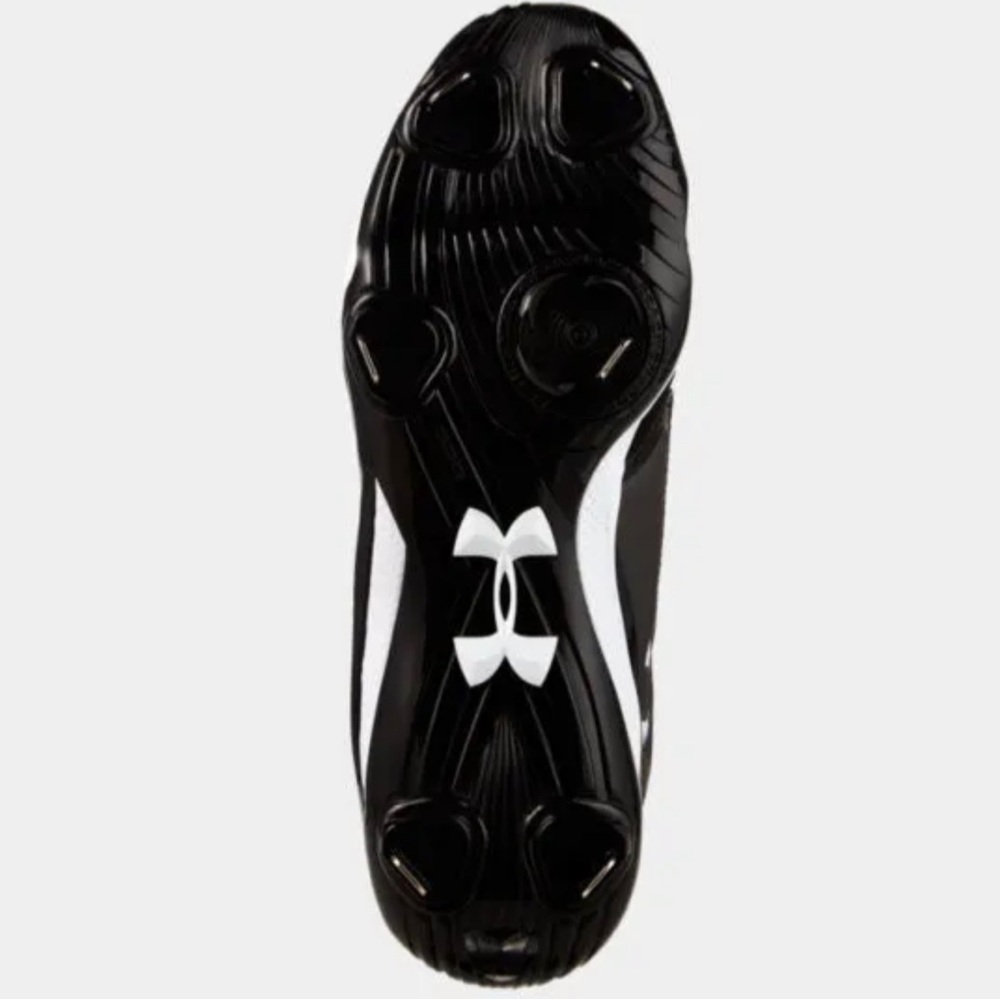 UNDER ARMOUR UA YARD MID ST METAL BASEBALL CLEATS BLACK NEW NO BOX - Picture 6 of 9